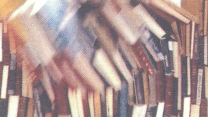 Libros amontonados