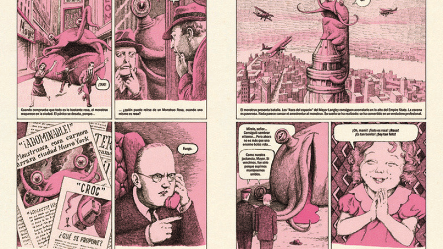 Dos páginas de un cómic
