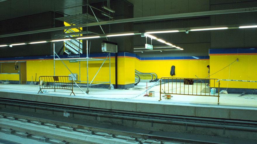 Andenes estación Peñagrande