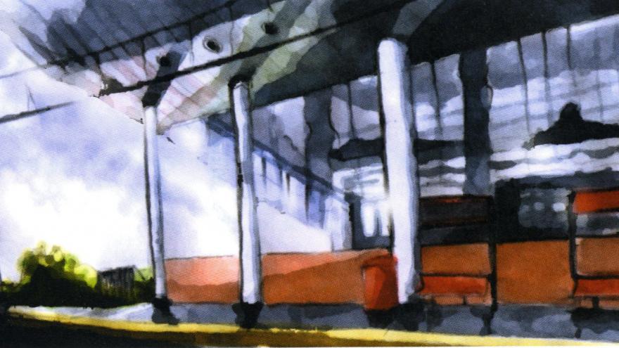 Boceto estación El Pozo