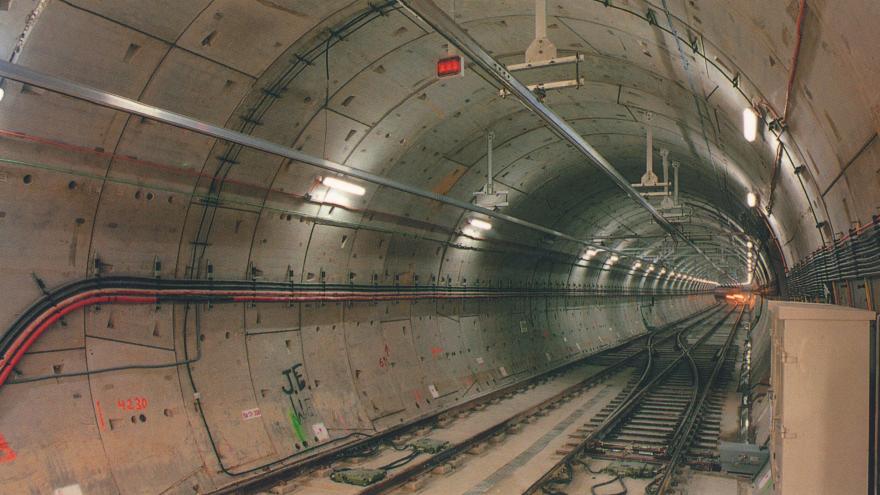 Túnel ejecutado con tuneladora