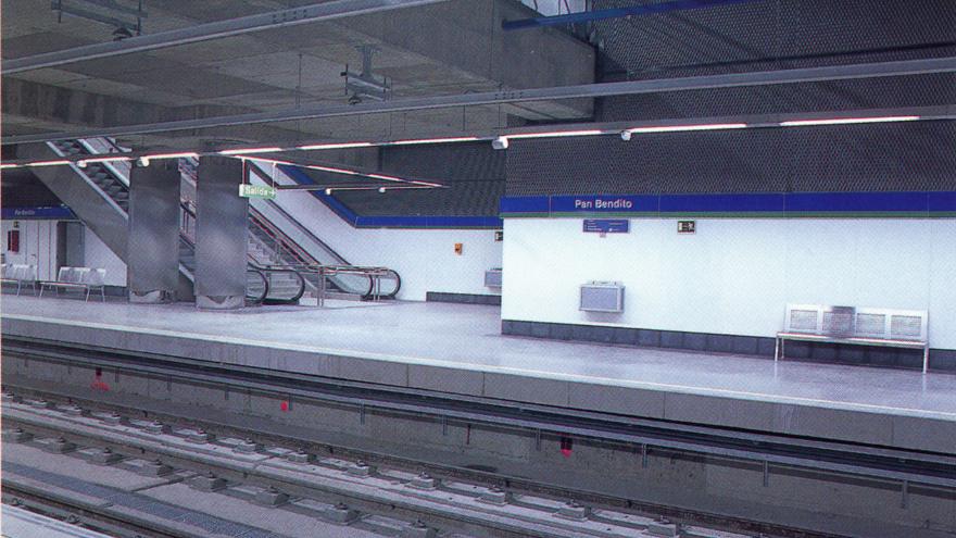 Andenes estación Pan Bendito