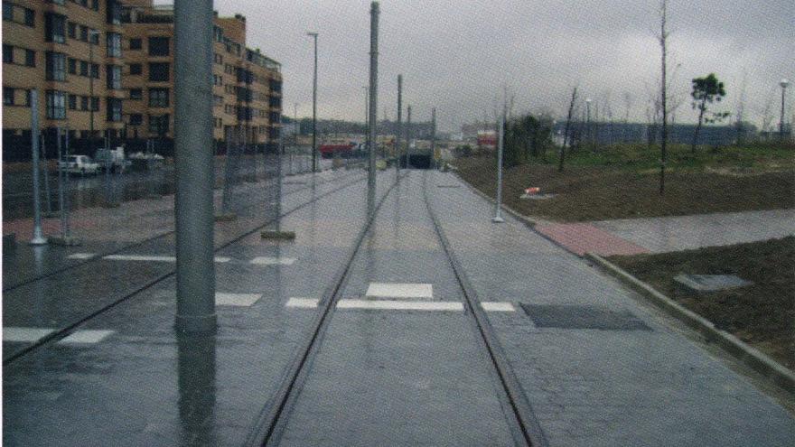 Vía en superficie terminada