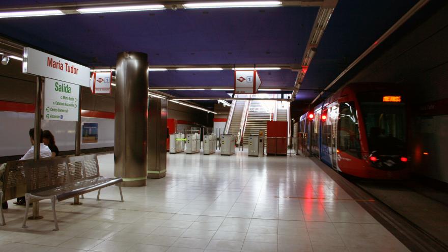 Andén estación María Tudor