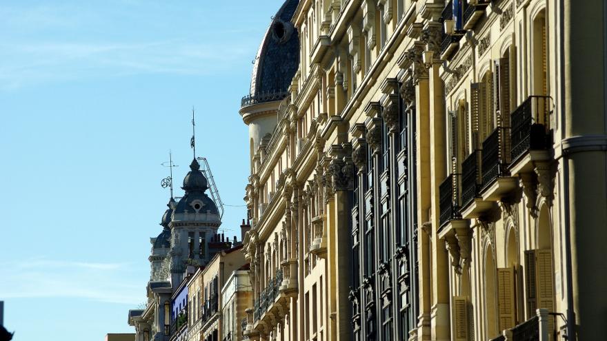 Fachadas centro de Madrid 