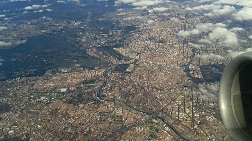 Vista aérea de Madrid 