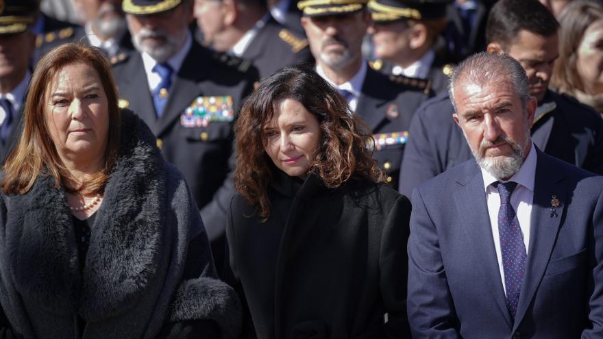 La presidenta en los jardines de El Retiro