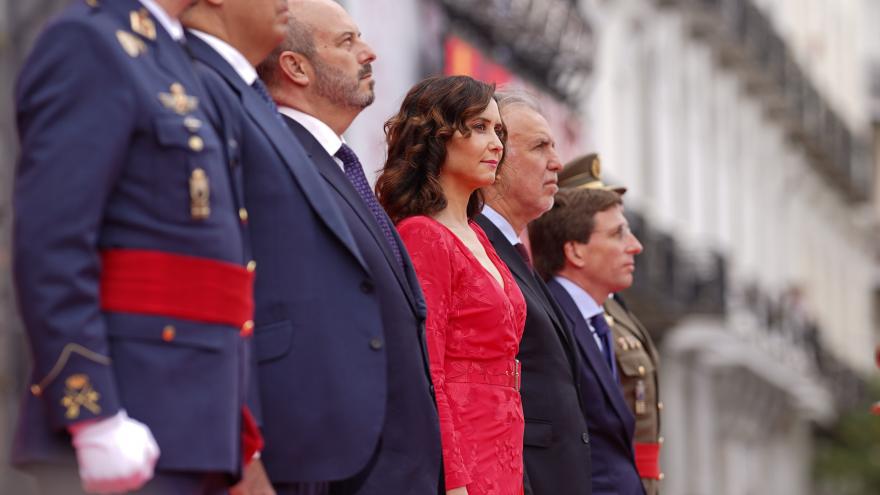 La presidenta durante el desfile