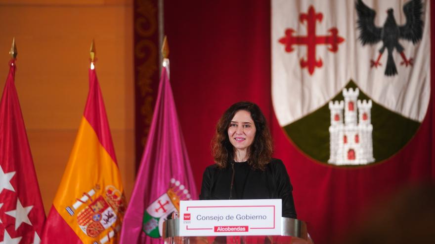 La presidenta del Gobierno regional ha detallado los más de 109 millones de euros en inversiones en Alcobendas 