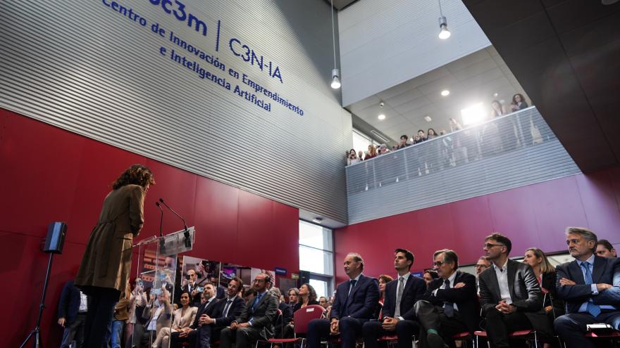 La presidenta durante la presentación