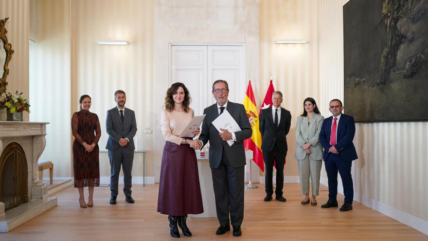 La presidenta durante el encuentro