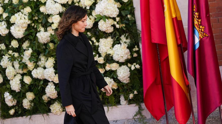 La presidenta durante el homenaje