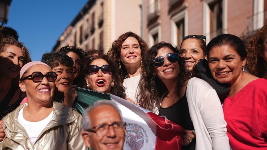 La presidenta durante el acto