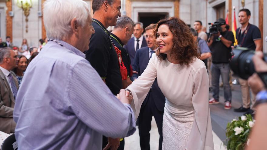 La presidenta durante el acto