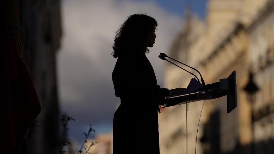 La presidenta durante el homenaje