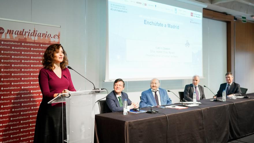 La presidenta durante el acto