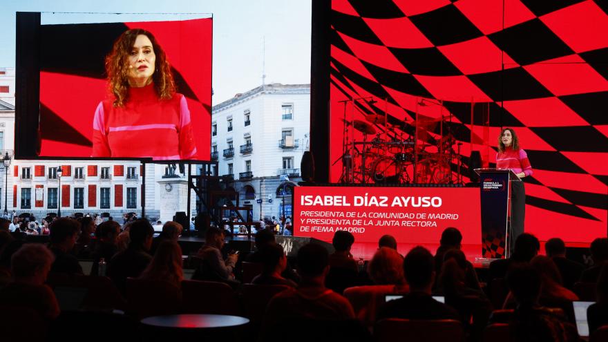 La presidenta durante la presentación