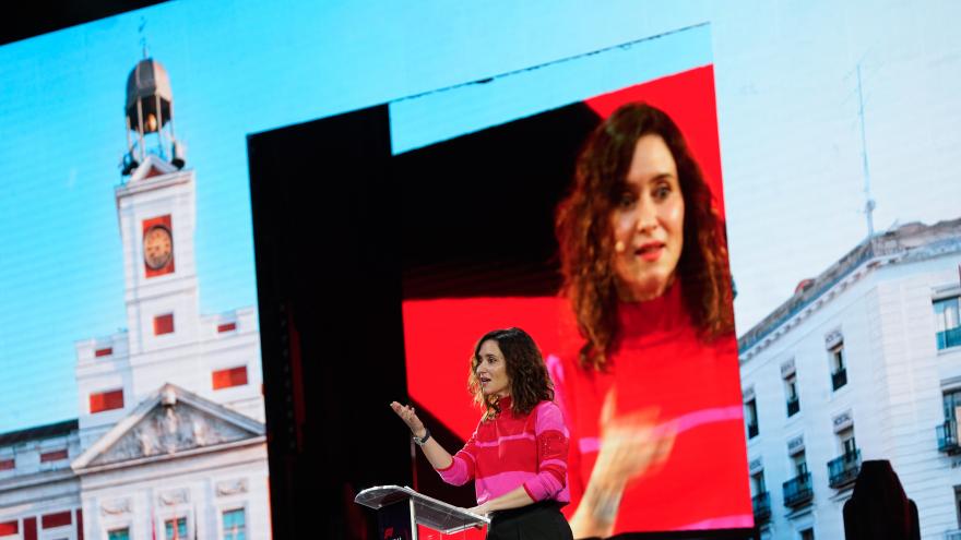 La presidenta durante la presentación