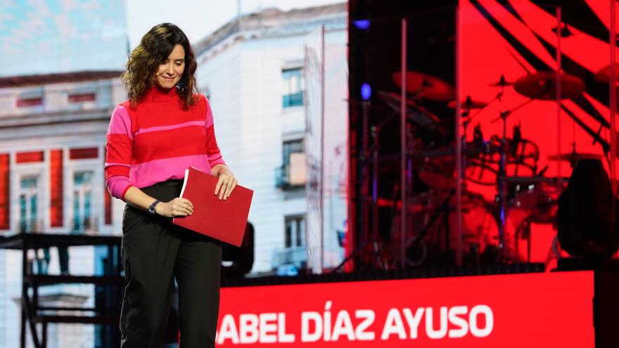 La presidenta durante la presentación