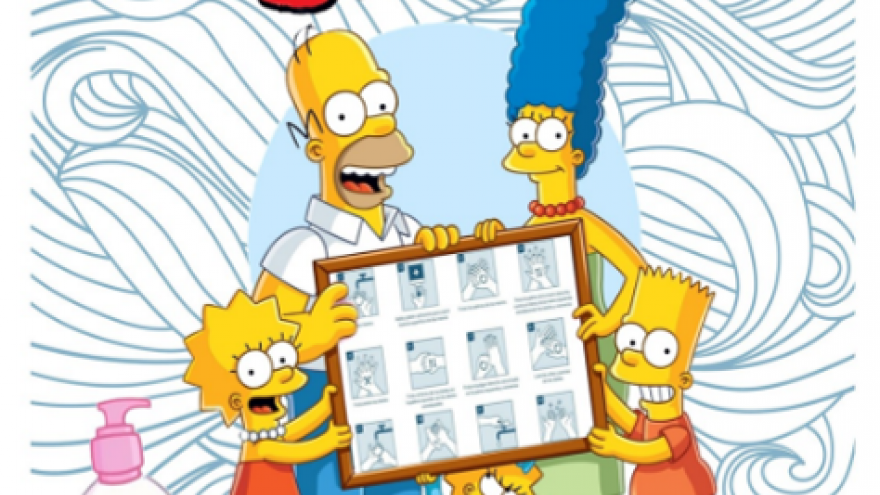 Cartel tuneado de Los Simpson