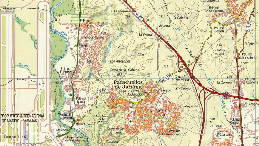 Consulta mapas topográficos e históricos de la Comunidad de Madrid