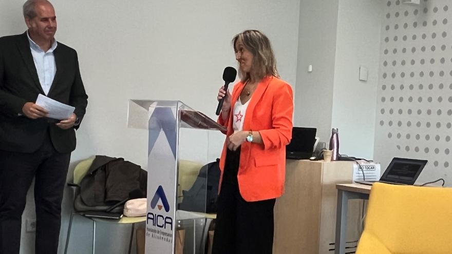 Jornada Prevención Riesgos Laborales y Discapacidad Marina Parra, gerente del IRSST, inagura el acto