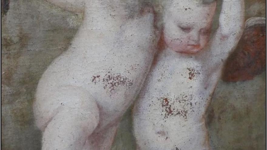 detalle lienzo Inmaculada anterior