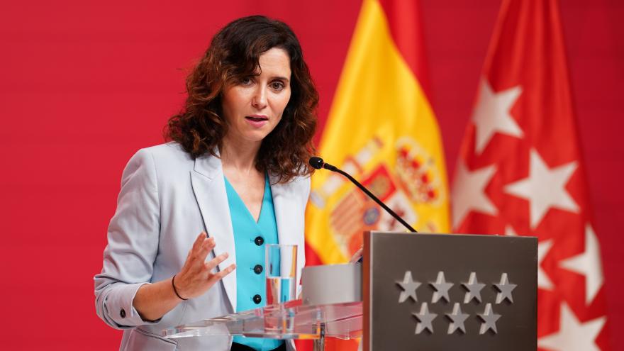 La presidenta durante la rueda de prensa