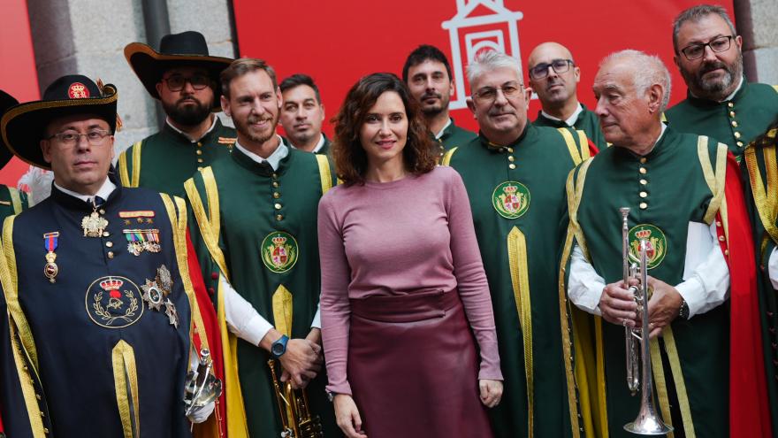 La presidenta durante la declaración de BIC a la Cetrería