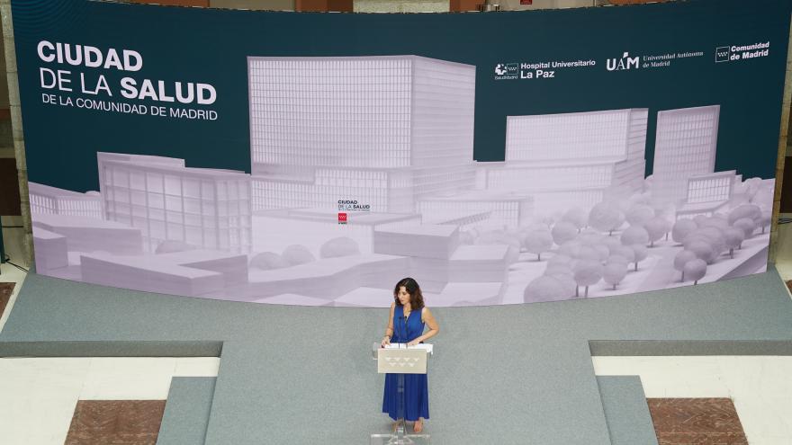 La presidenta durante la presentación