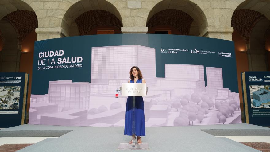 La presidenta durante la presentación