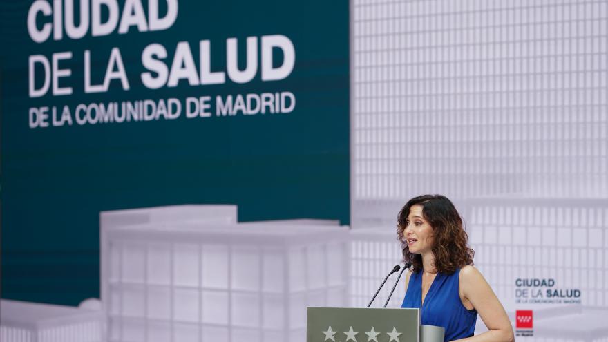 La presidenta durante la presentación