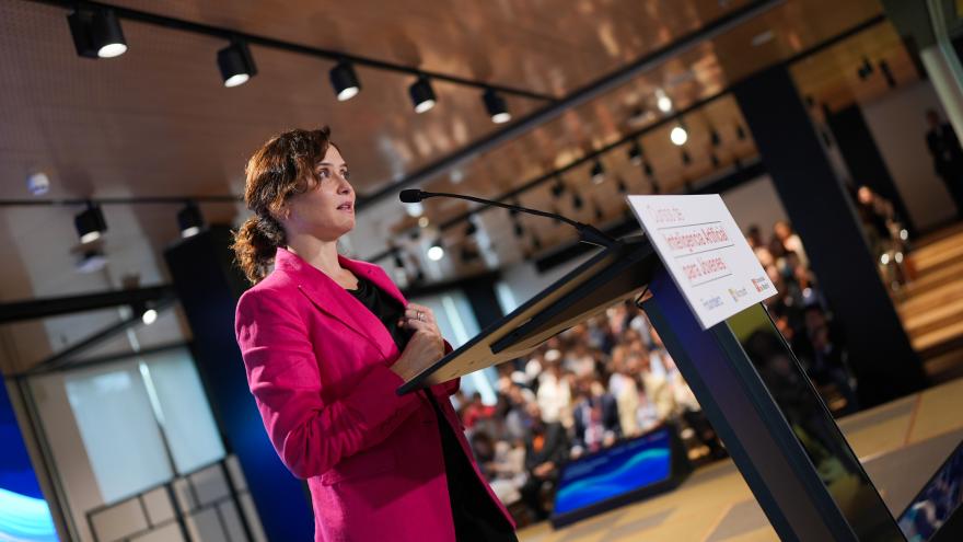 La presidenta en su visita al campus