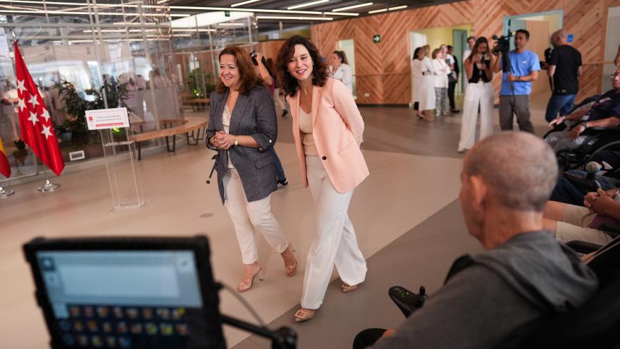 La presidenta en su visita 