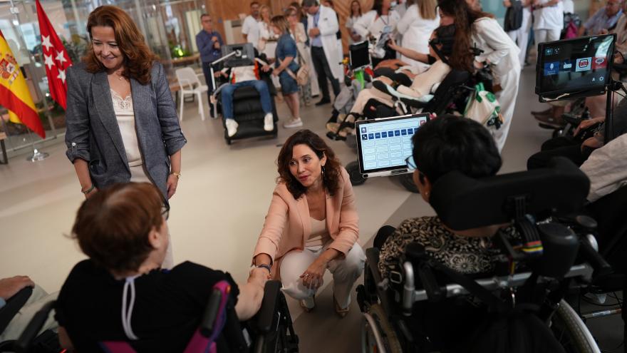 La presidenta en su visita 