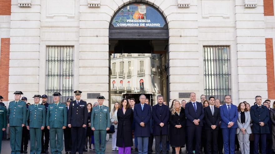 La presidenta durante el homenaje