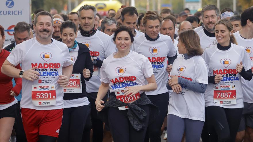 La presidenta en la carrera