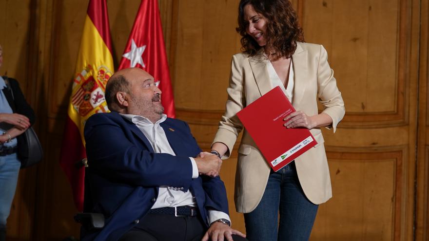 La presidenta en la visita al foro