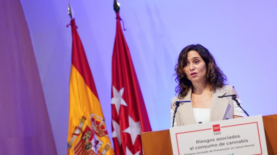 La presidenta durante su intervención