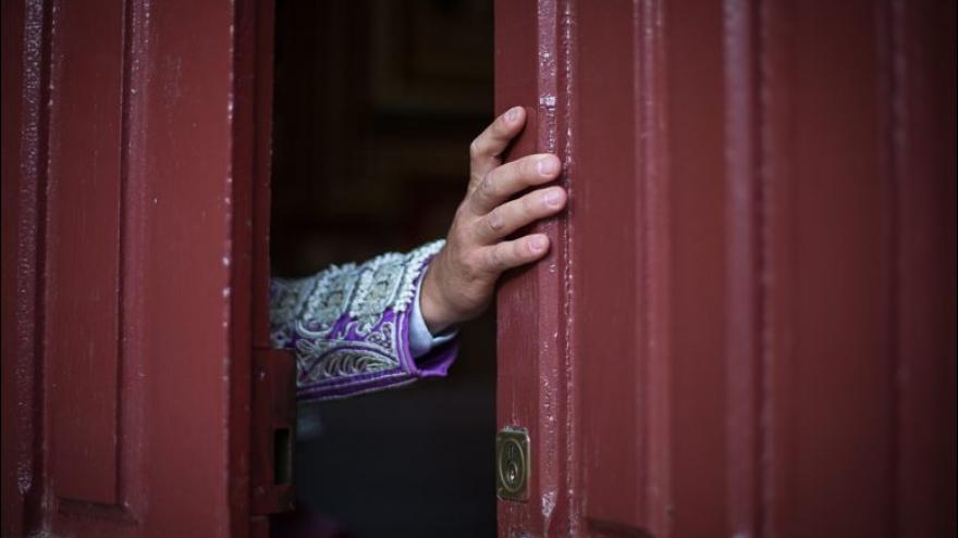 La puerta de la capilla