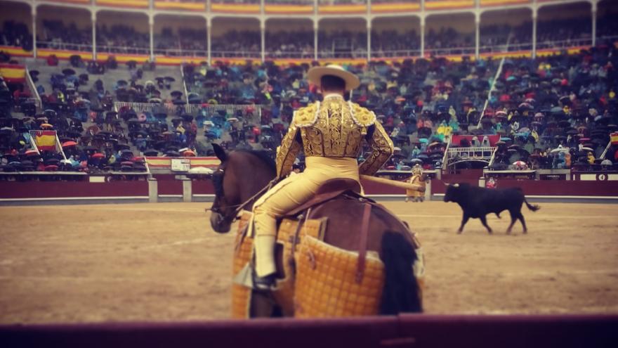 ¡El toro ya está en el ruedo!