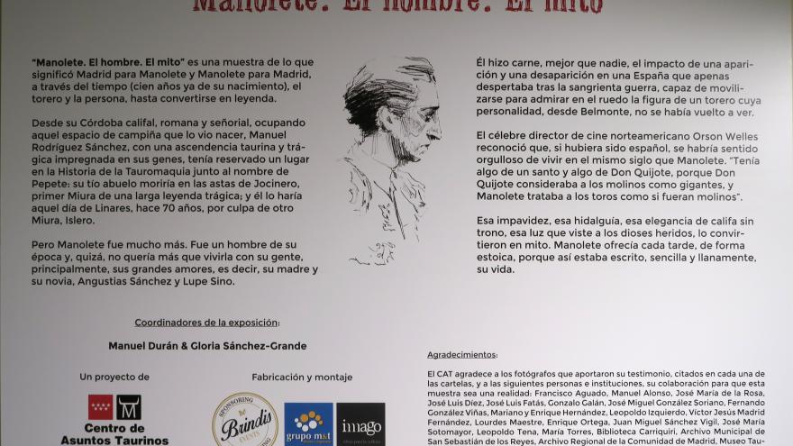 Exposición "Manolete. El hombre. El mito"