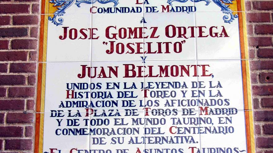 Azulejo Joselito y Belmonte