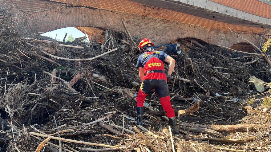 Intervención del Cuerpo de Bomberos de la Comunidad de Madrid