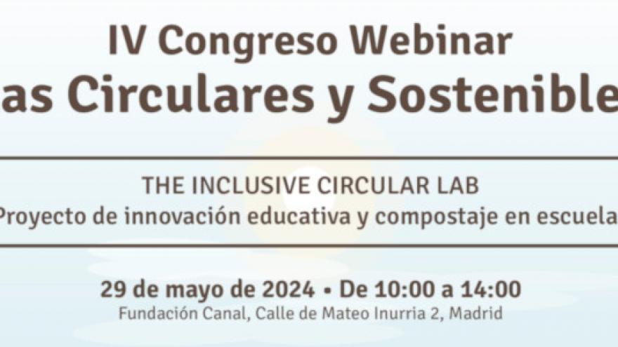 Cartel Congreso Ciudades Circulares y Sostenibles 2030