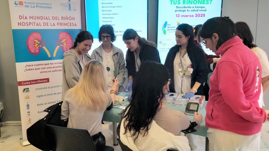 Día Mundial del Riñón en el Hospital de La Princesa