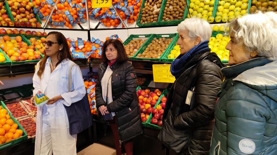 visita a la frutería