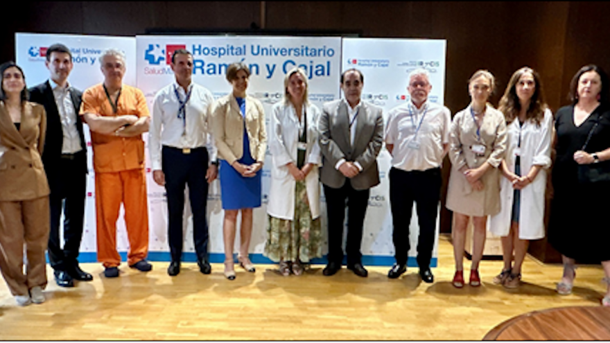 Imagen de parte de los participantes en el Hospital Universitario Ramón y Cajal