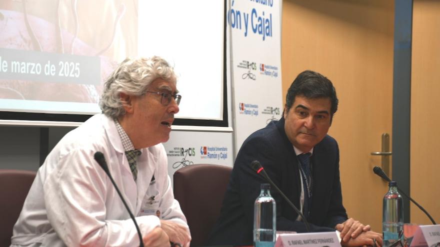 Imagen de mesa inaugural del evento en el Hospital Universitario Ramón y Cajal