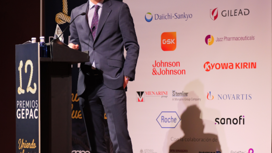 Imagen del evento donde se entregaron los premios GEPAC